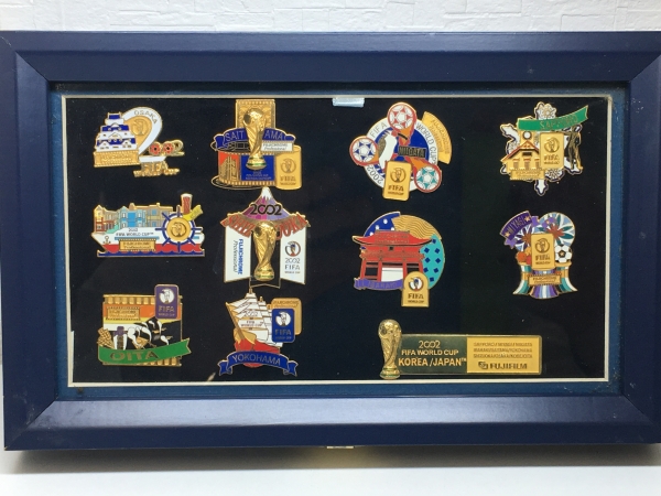 2002 FIFA WORLD CUP ピンバッジ 10種セット 