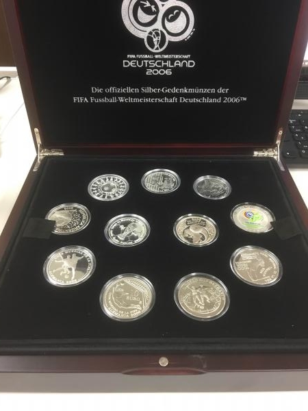 ドイツワールドカップ記念金貨・銀貨セット