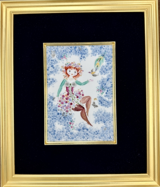 高価買取中！超希少 『MEISSEN マイセン 陶板画　額装陶画「真夏の夜の夢 （ミッドサマーナイトドリーム）』をお買取り致しました。