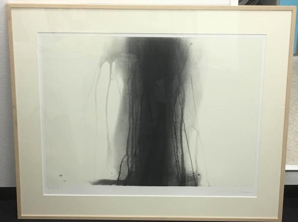 千住博のウォーターフォール＃６ 銅版画